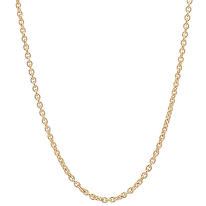 Ankerkette rund Halskette  585 - 14 Karat Gold Auswahl