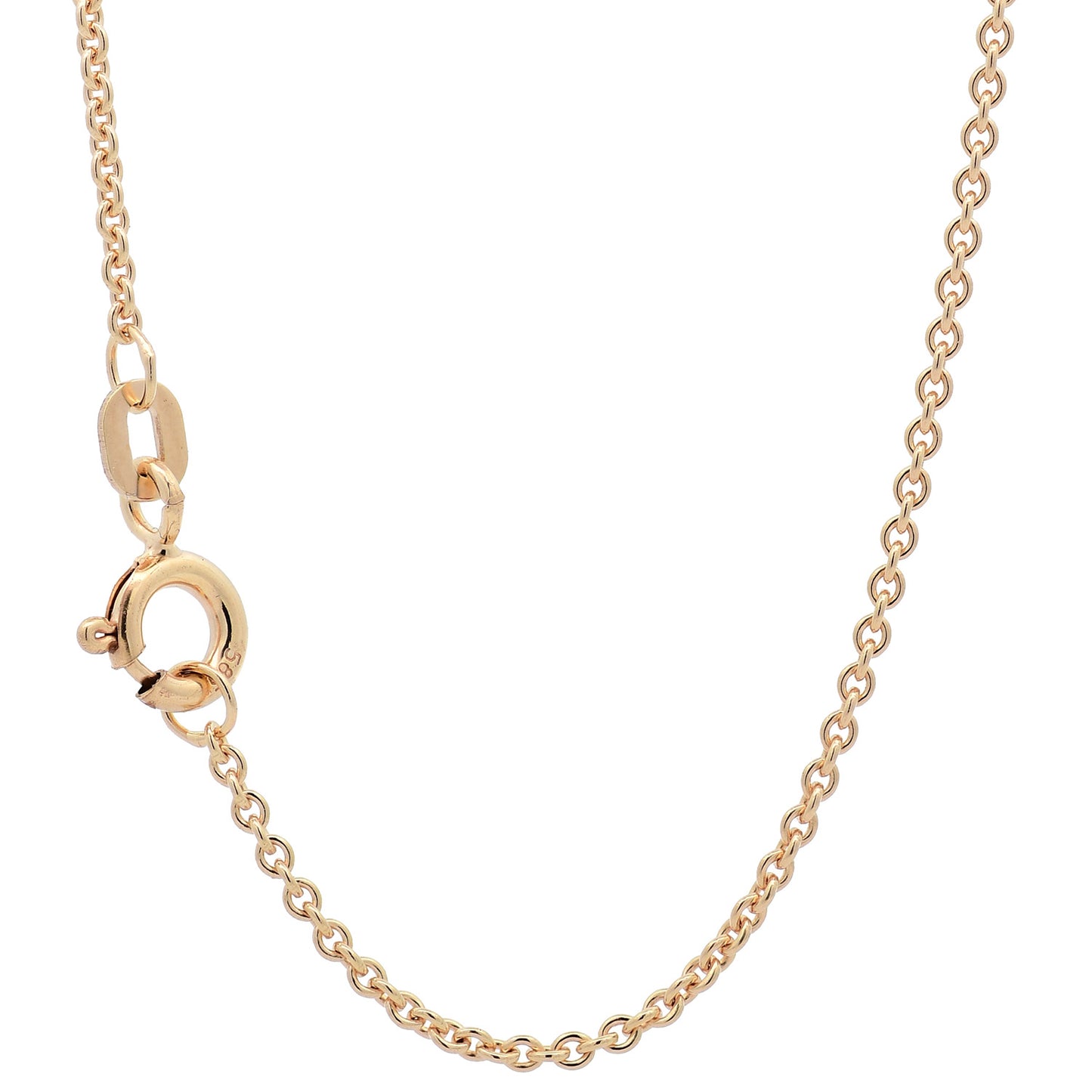 Ankerkette rund Halskette  585 - 14 Karat Gold Auswahl