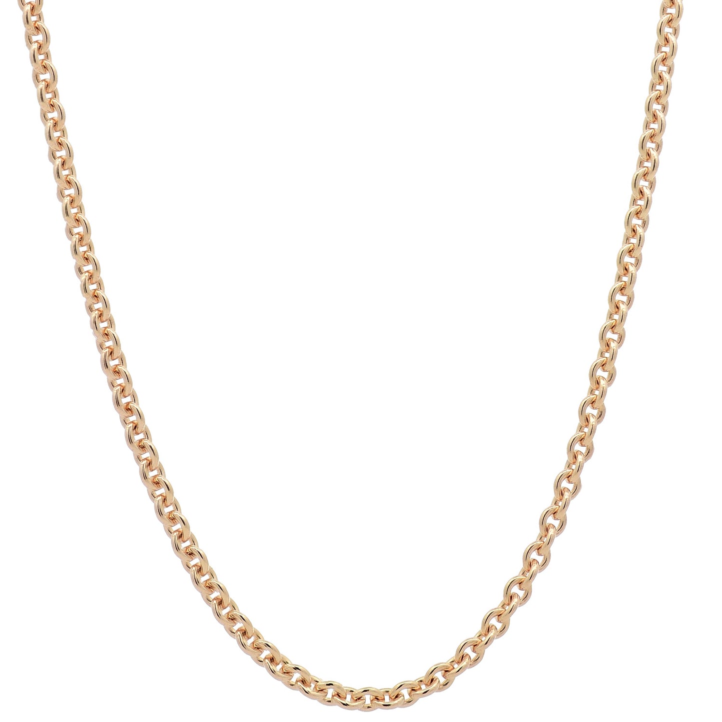 Ankerkette rund Halskette  585 - 14 Karat Gold Auswahl