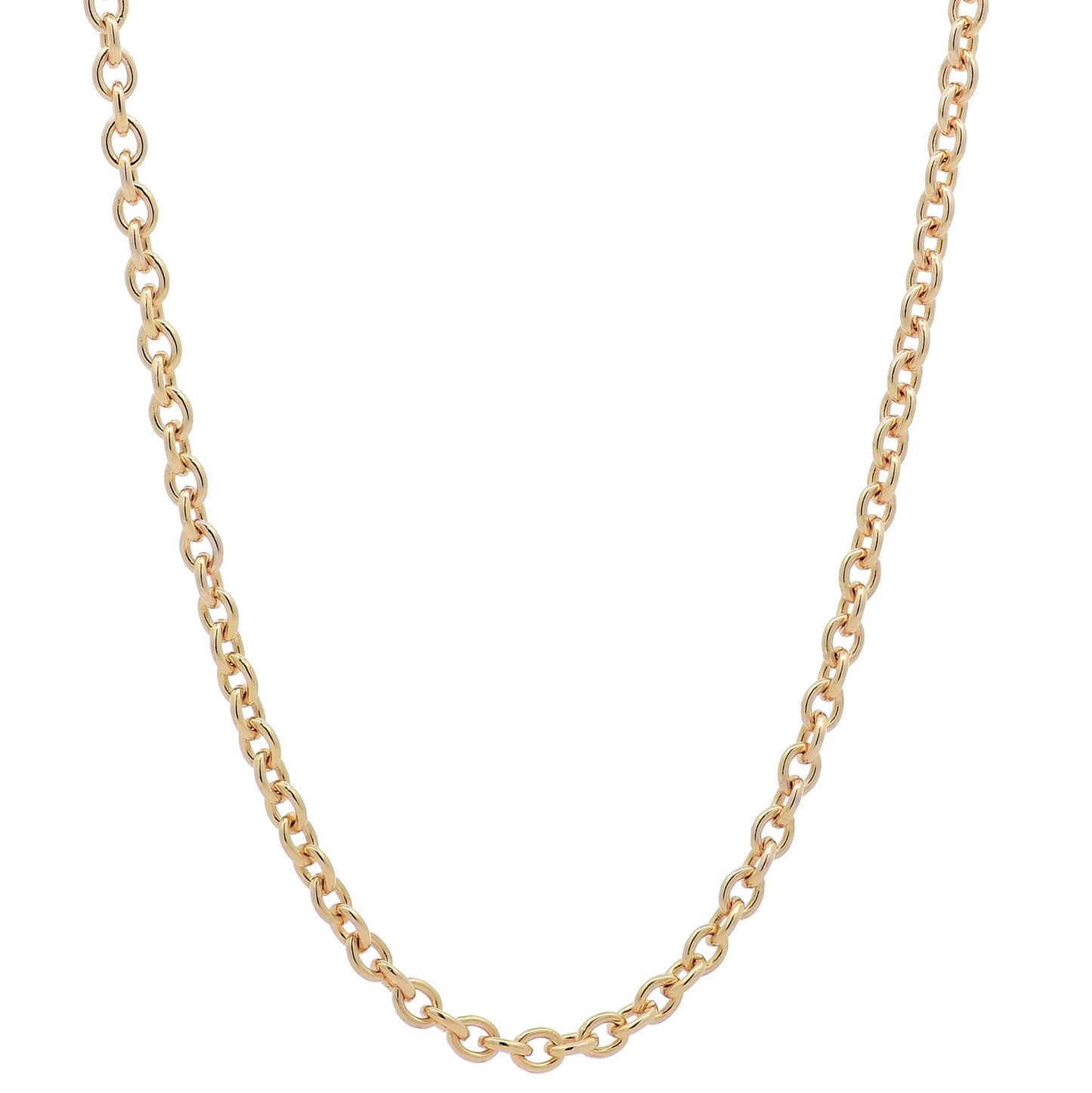 Ankerkette rund Halskette  585 - 14 Karat Gold Auswahl