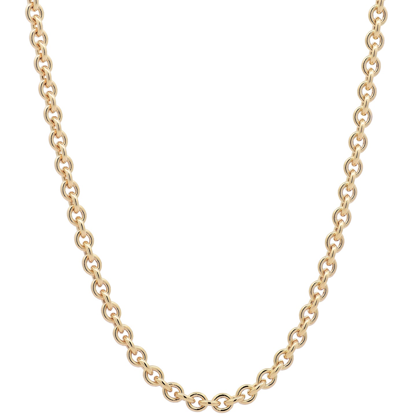 Ankerkette rund Halskette  585 - 14 Karat Gold Auswahl