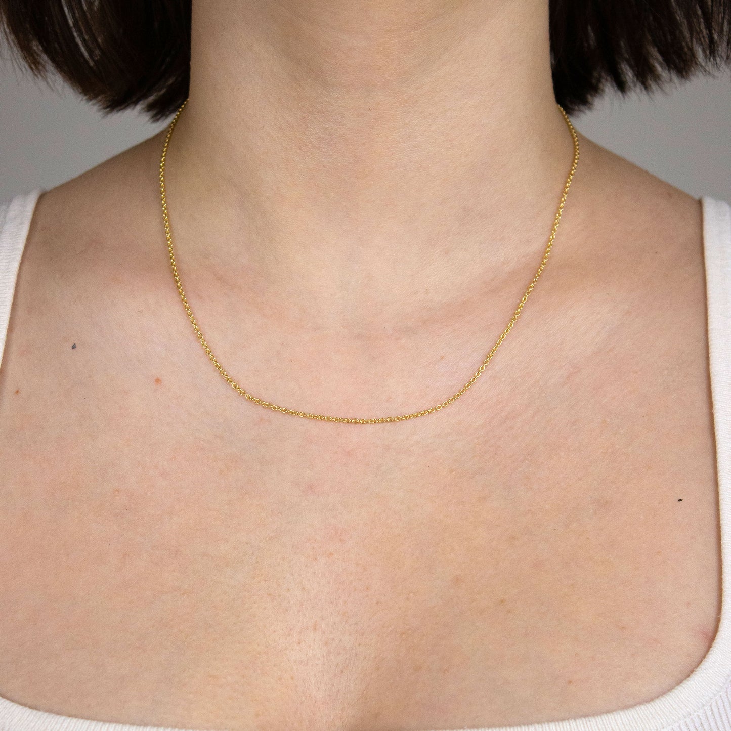 Ankerkette rund Halskette  585 - 14 Karat Gold Auswahl