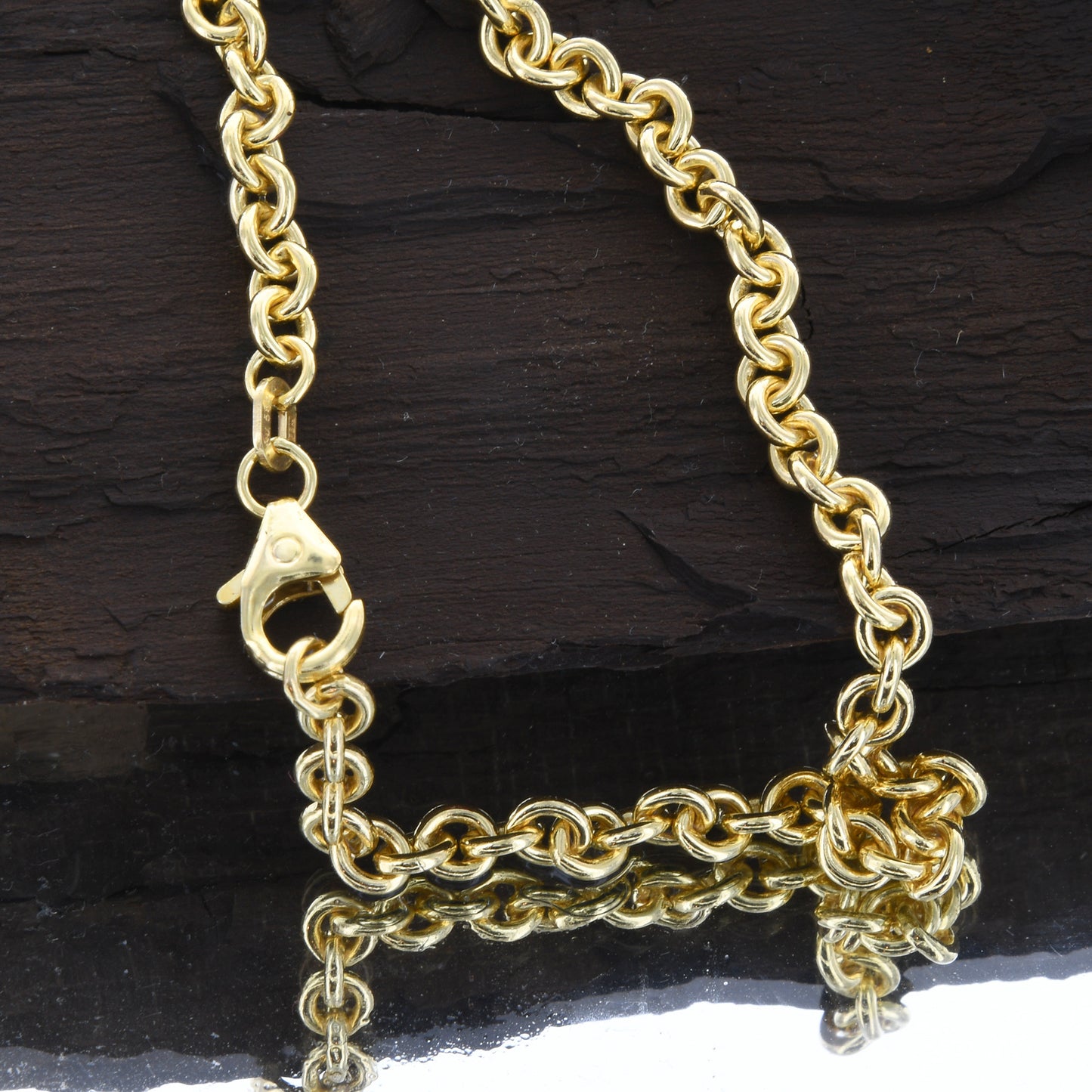Ankerkette rund Halskette  585 - 14 Karat Gold Auswahl
