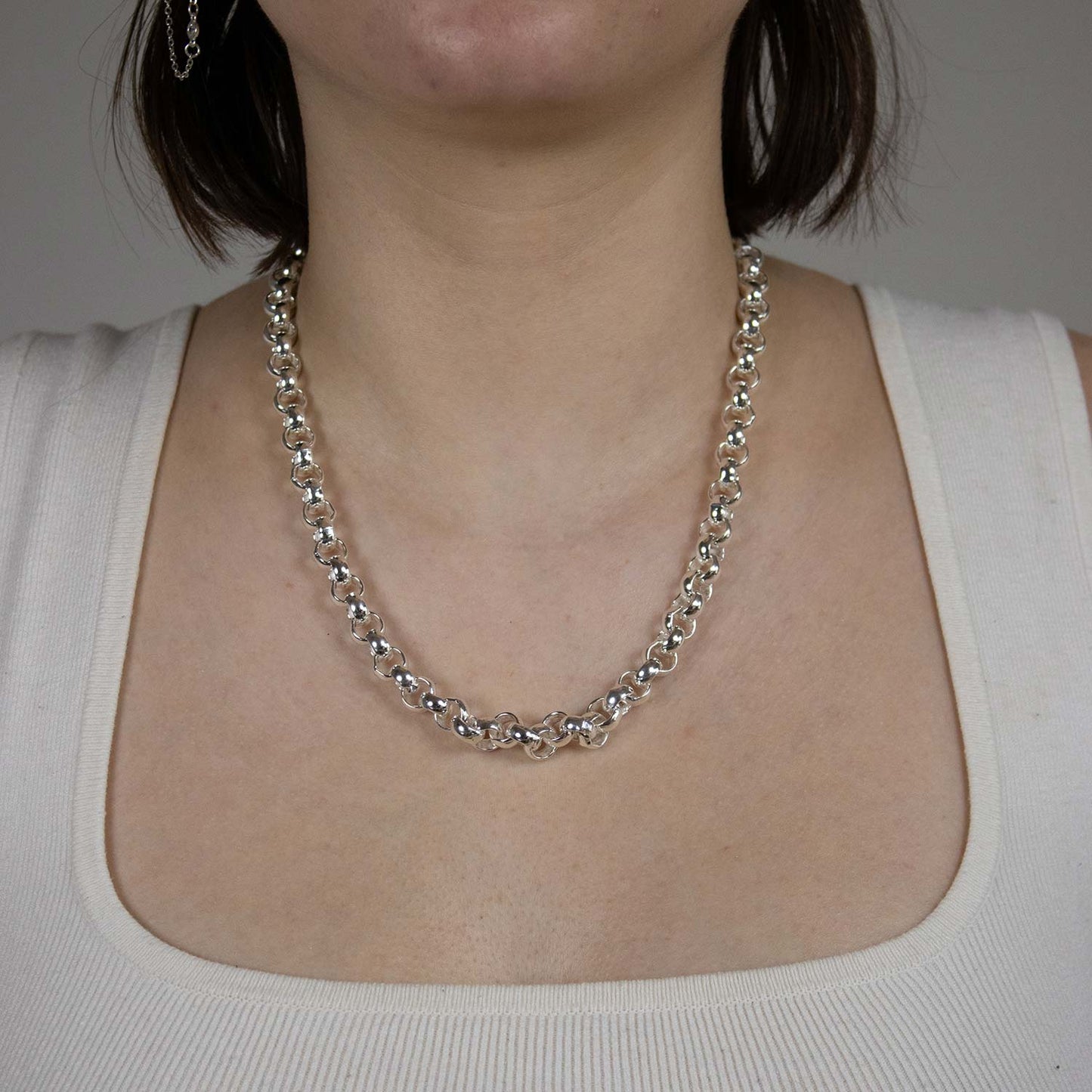 Silberkette Erbskette Breite 8,5mm - 925 Silber