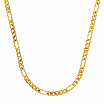 Goldkette Figarokette diamantiert Halskette 1,9 mm - 333-8 Karat Gold
