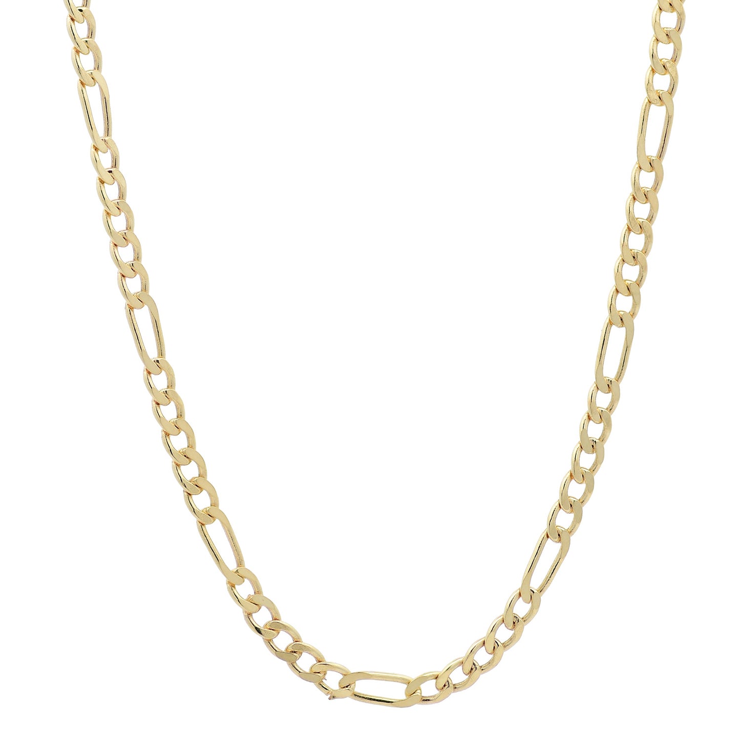 Massive Goldkette Figarokette diamantiert Halskette 333 - 8 Karat Gold