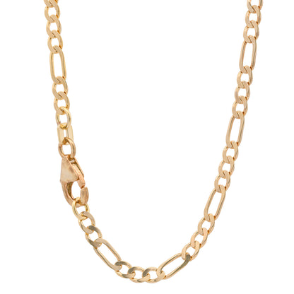 Massive Goldkette Figarokette diamantiert Halskette 333 - 8 Karat Gold