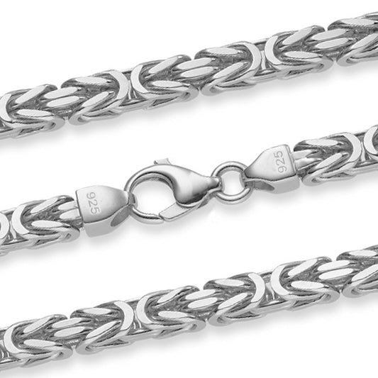 Königskette Halskette oder Armband Breite 8,3 mm - massiv 925 Sterlingsilber Auswahl