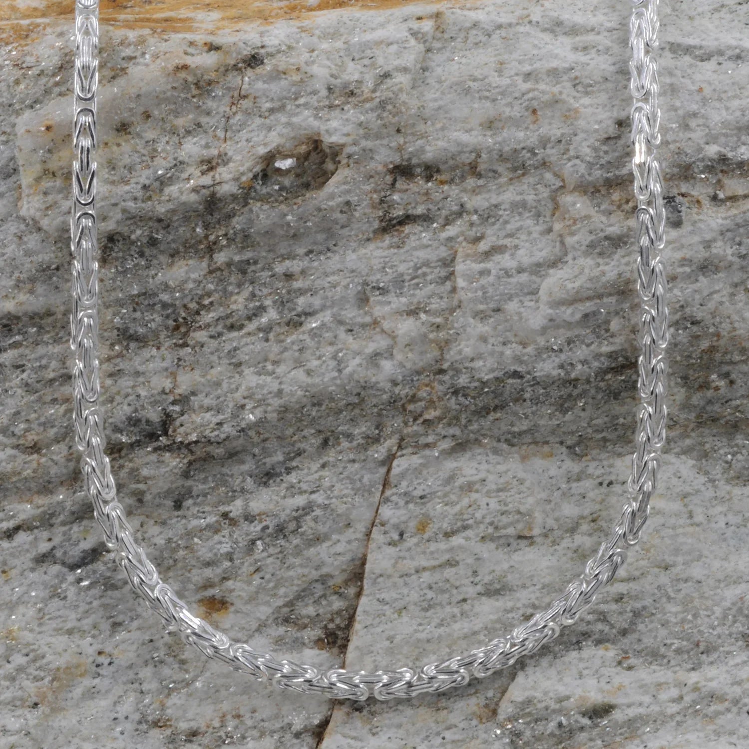 2,4 mm 21 cm 925 Sterlingsilber Königskette massiv Silber hochwertige Armkette 7,5 g