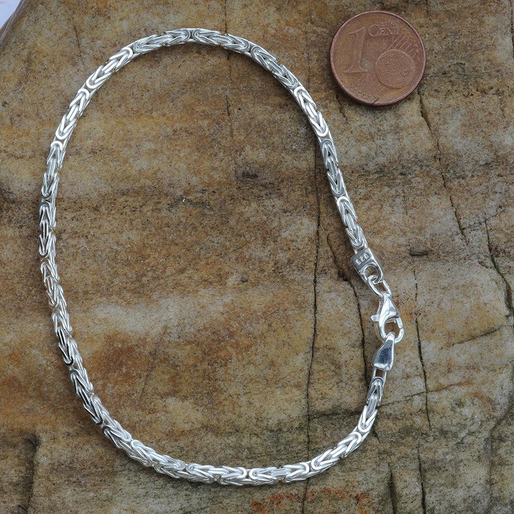 2,4 mm 21 cm 925 Sterlingsilber Königskette massiv Silber hochwertige Armkette 7,5 g