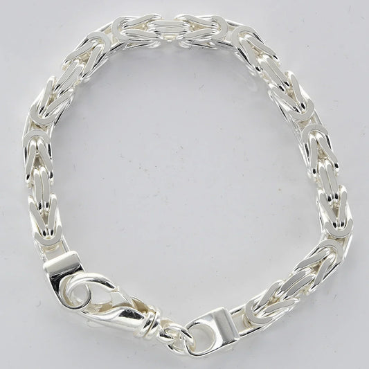 6,1 mm 21 cm 925 Sterlingsilber Königskette massiv Silber hochwertige Armkette 42,6 g