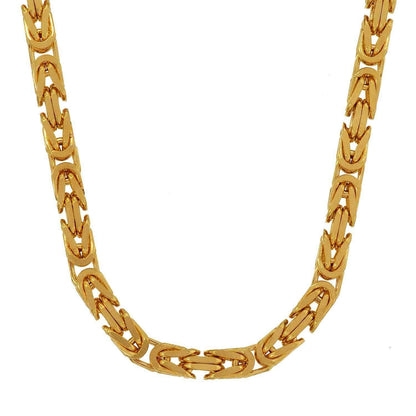Königskette Halskette  585 14 Karat Gold Breite 4,0 mm  Kettenlänge  5