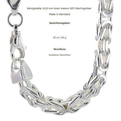 Silberkette Königskette Halsketten & Armketten echt 925 Sterlingsilber