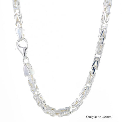Königskette Halskette  925 Sterlingsilber Auswahl