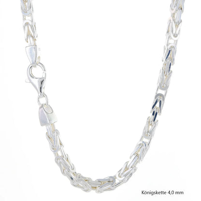 Königskette Halskette  925 Sterlingsilber Auswahl