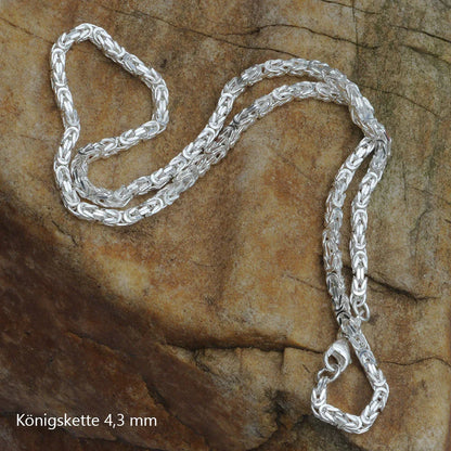 Königskette Halskette  925 Sterlingsilber Auswahl