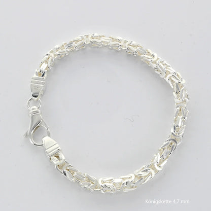 Königskette Halskette  925 Sterlingsilber Auswahl