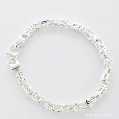 Königskette Halskette  925 Sterlingsilber Auswahl