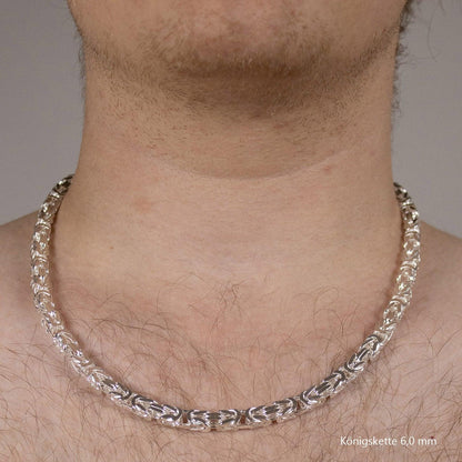 Königskette Halskette  925 Sterlingsilber Auswahl