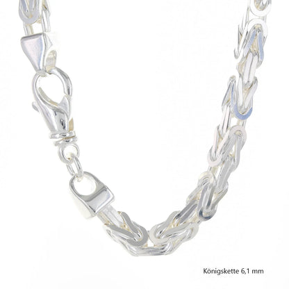Königskette Halskette  925 Sterlingsilber Auswahl