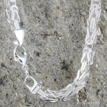 Königskette Halskette  925 Sterlingsilber Auswahl
