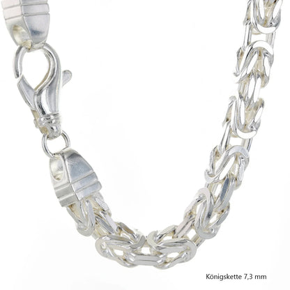 Königskette Halskette  925 Sterlingsilber Auswahl