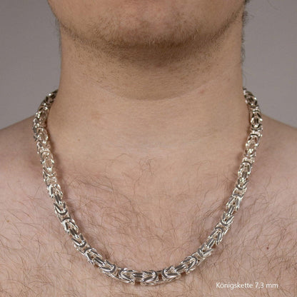 Königskette Halskette  925 Sterlingsilber Auswahl