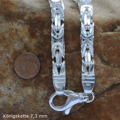 Königskette Halskette  925 Sterlingsilber Auswahl