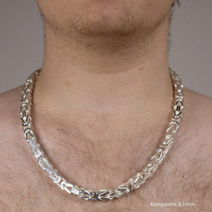 Königskette Halskette  925 Sterlingsilber Auswahl