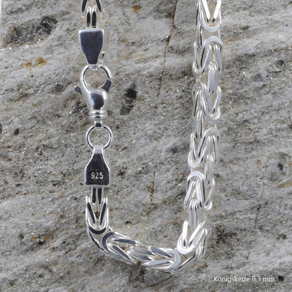 Königskette Halskette  925 Sterlingsilber Auswahl