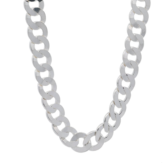 Silberkette Panzerkette Halskette Breite 6,9 mm echt massiv 925 Silber