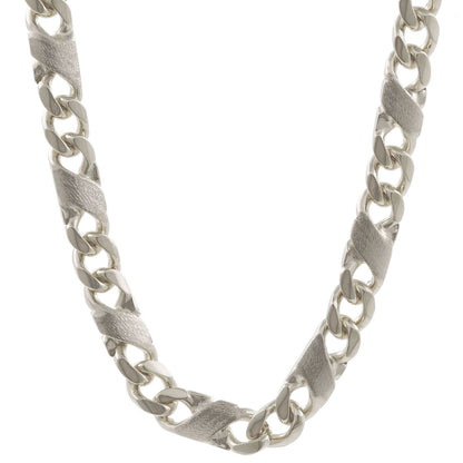 3,7 mm 45 cm Silber Halskette Dollar Kette massiv 925 Sterlingsilber hochwertige Silberkette 17,5 g