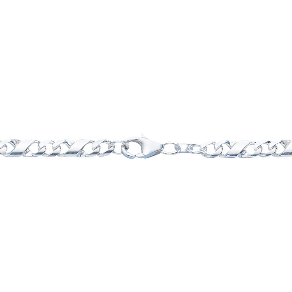 5,4 mm 925 Sterlingsilber Dollar Kette massiv Silber hochwertige Halskette - Länge nach Wahl