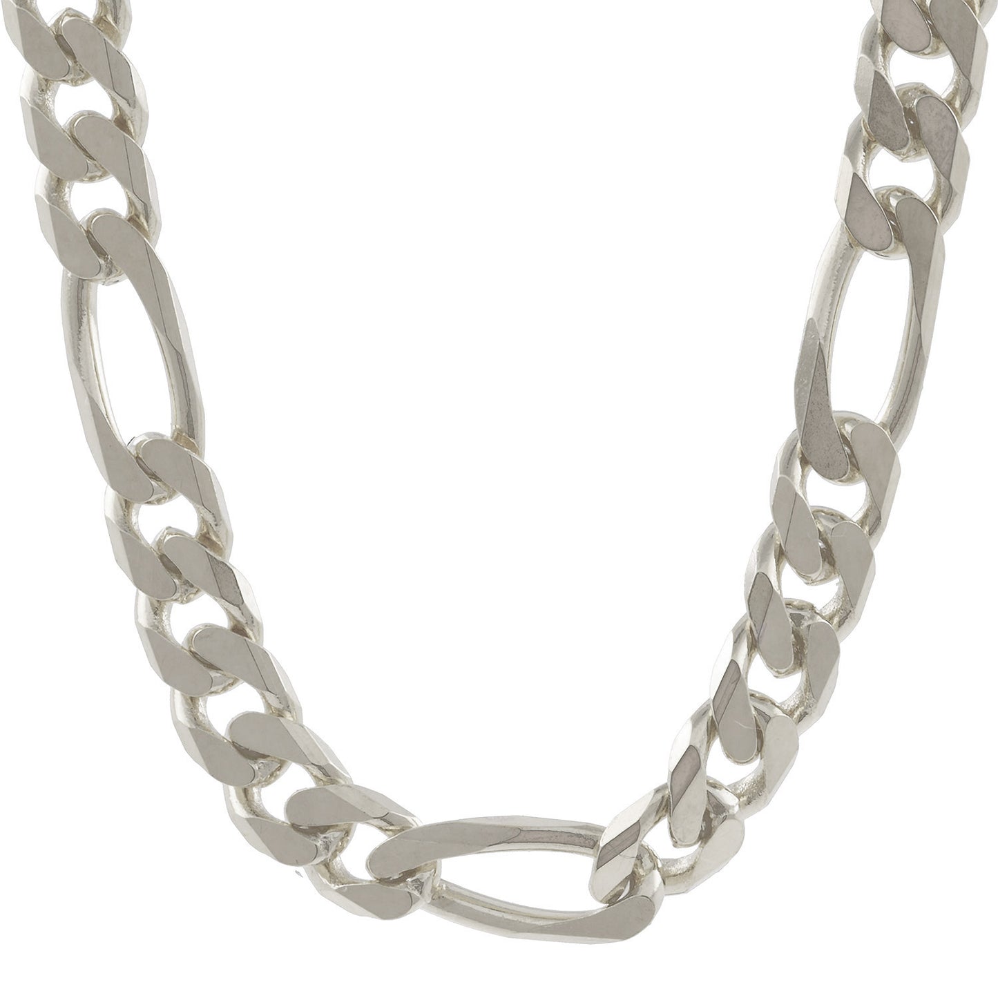 Figarokette Halskette Breite 4,3 mm - 925 Sterlingsilber Auswahl