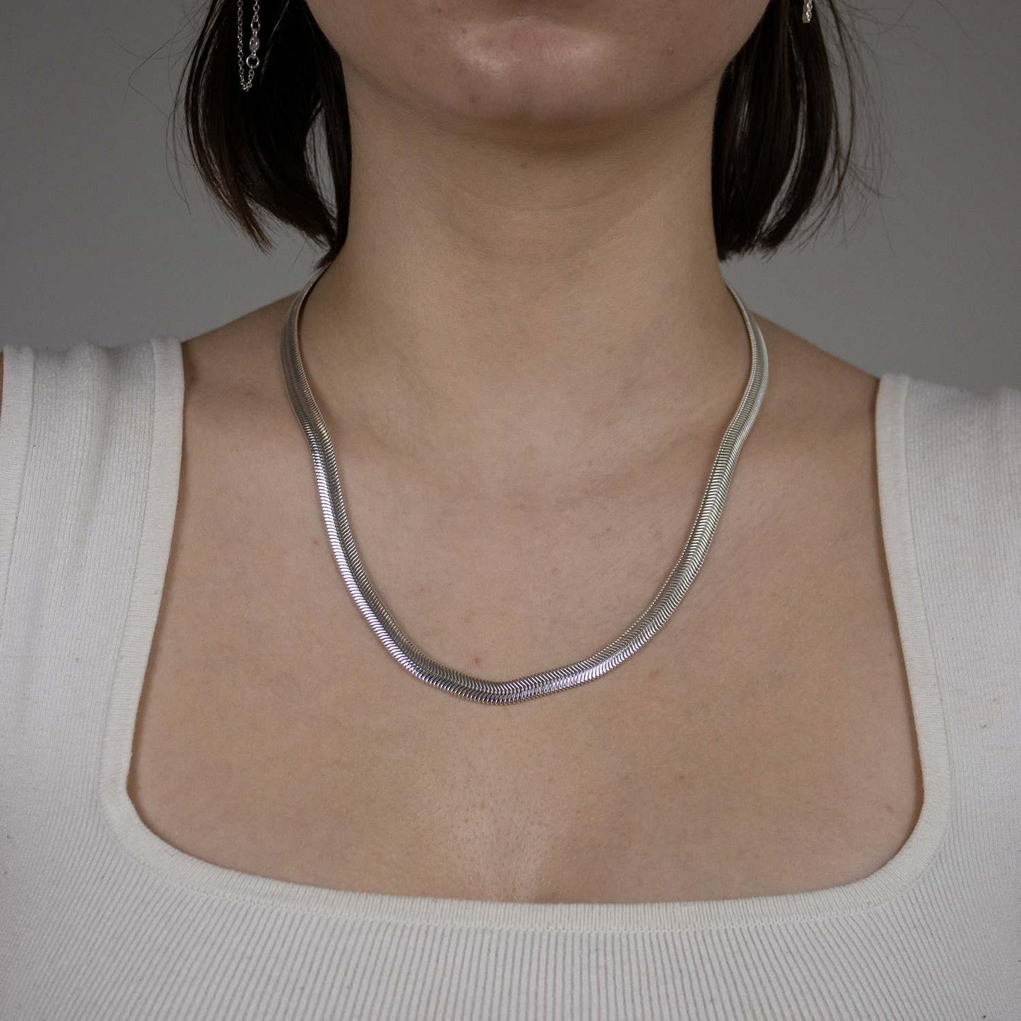 Schlangenkette Halskette Breite 6,3 mm - 925 Sterlingsilber Auswahl