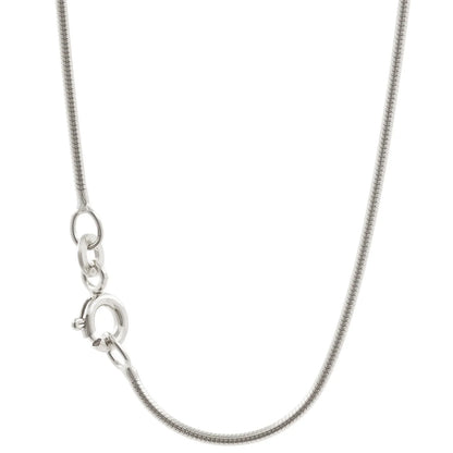 Schlangenkette Halskette Breite 1,1 mm - 925 Sterlingsilber Auswahl