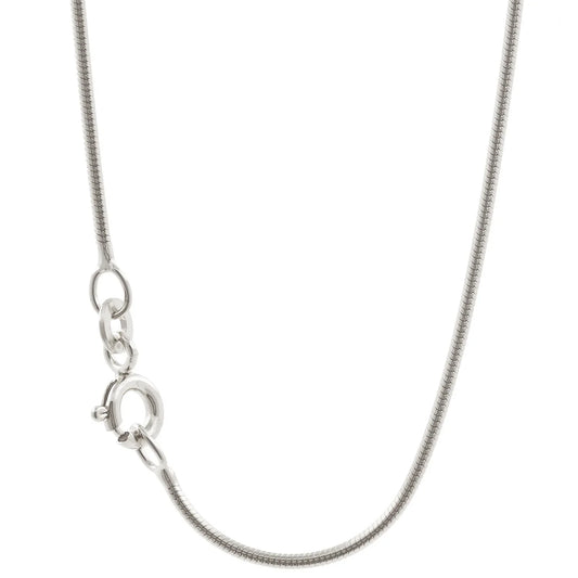 Schlangenkette Halskette Breite 1,1 mm - 925 Sterlingsilber Auswahl