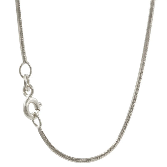 Schlangenkette Halskette Breite 0,9 mm - 925 Sterlingsilber Auswahl