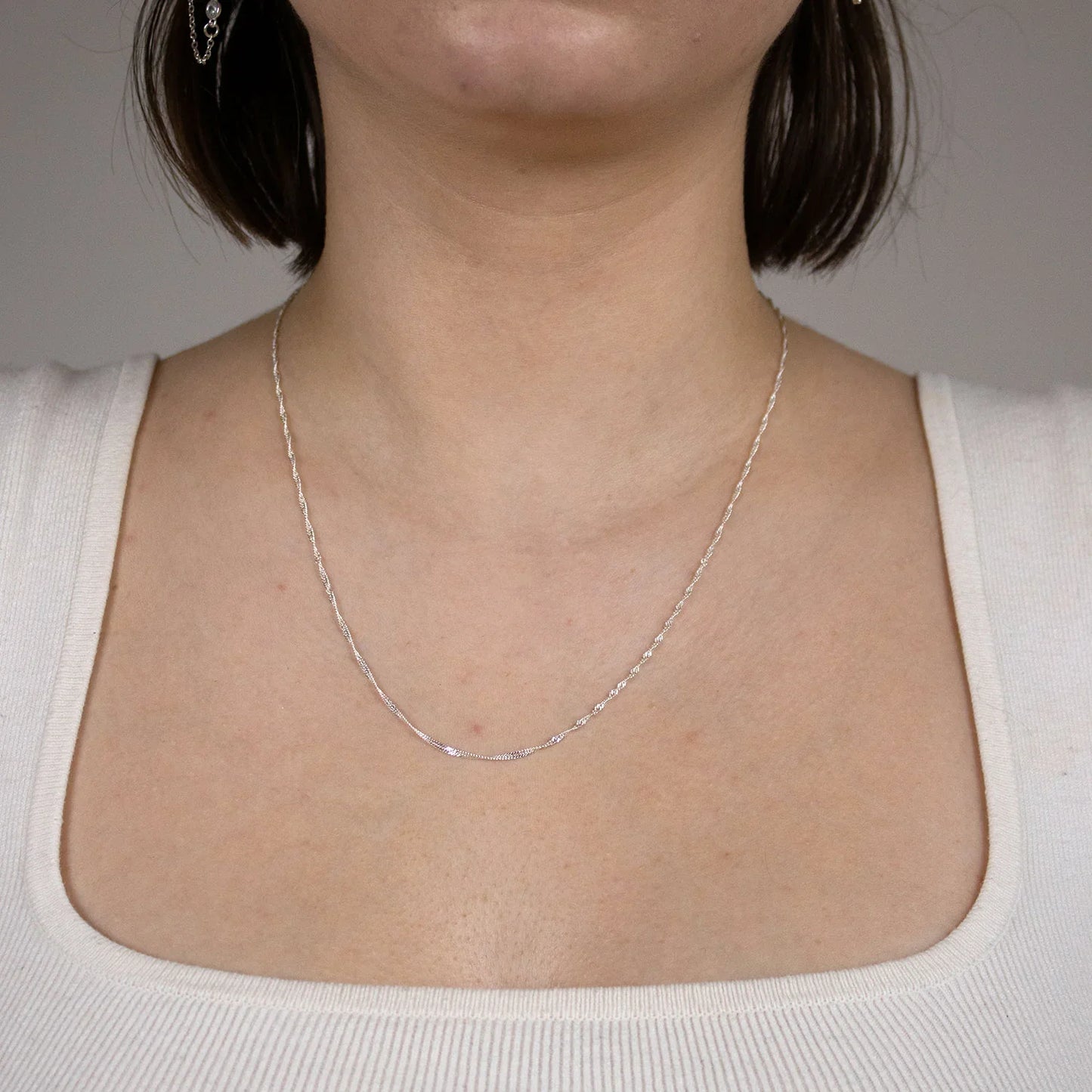 Singapurkette Halskette Breite 1,2 mm - 925 Sterlingsilber Auswahl