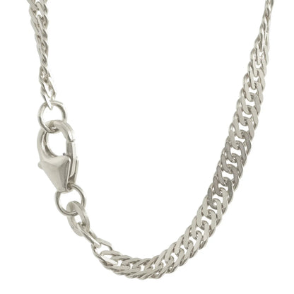 Singapurkette Halskette Breite 2,9 mm - 925 Sterlingsilber Auswahl