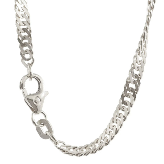 Singapurkette Halskette Breite 3,4 mm - 925 Sterlingsilber Auswahl