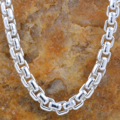 Silberkette Venezianerkette Breite 3,7mm - 925 Silber