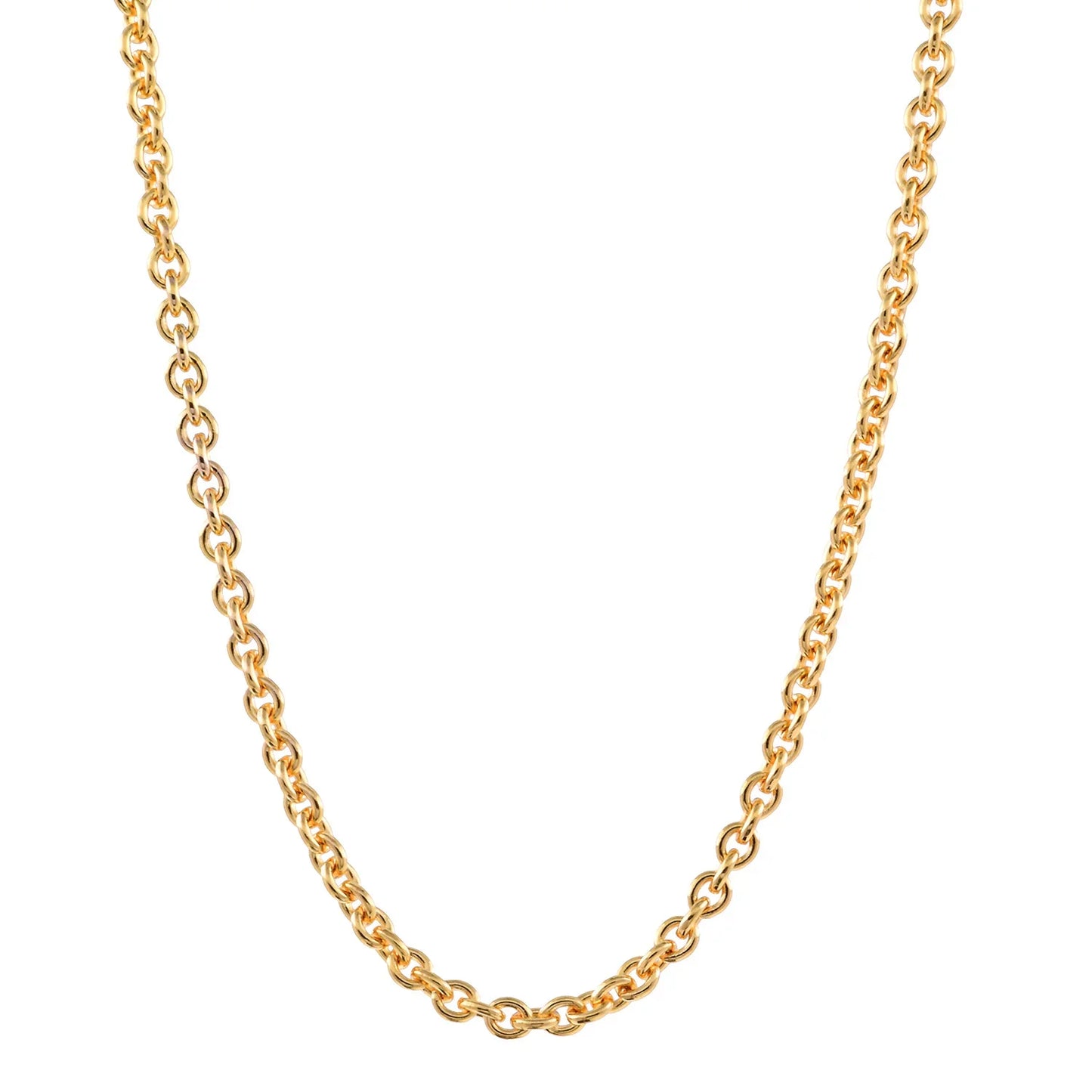 Goldkette Ankerkette rund Halskette 1,1 mm massiv 333 - 8 Karat Gold