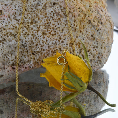 Goldkette Ankerkette rund Halskette 1,1 mm massiv 333 - 8 Karat Gold