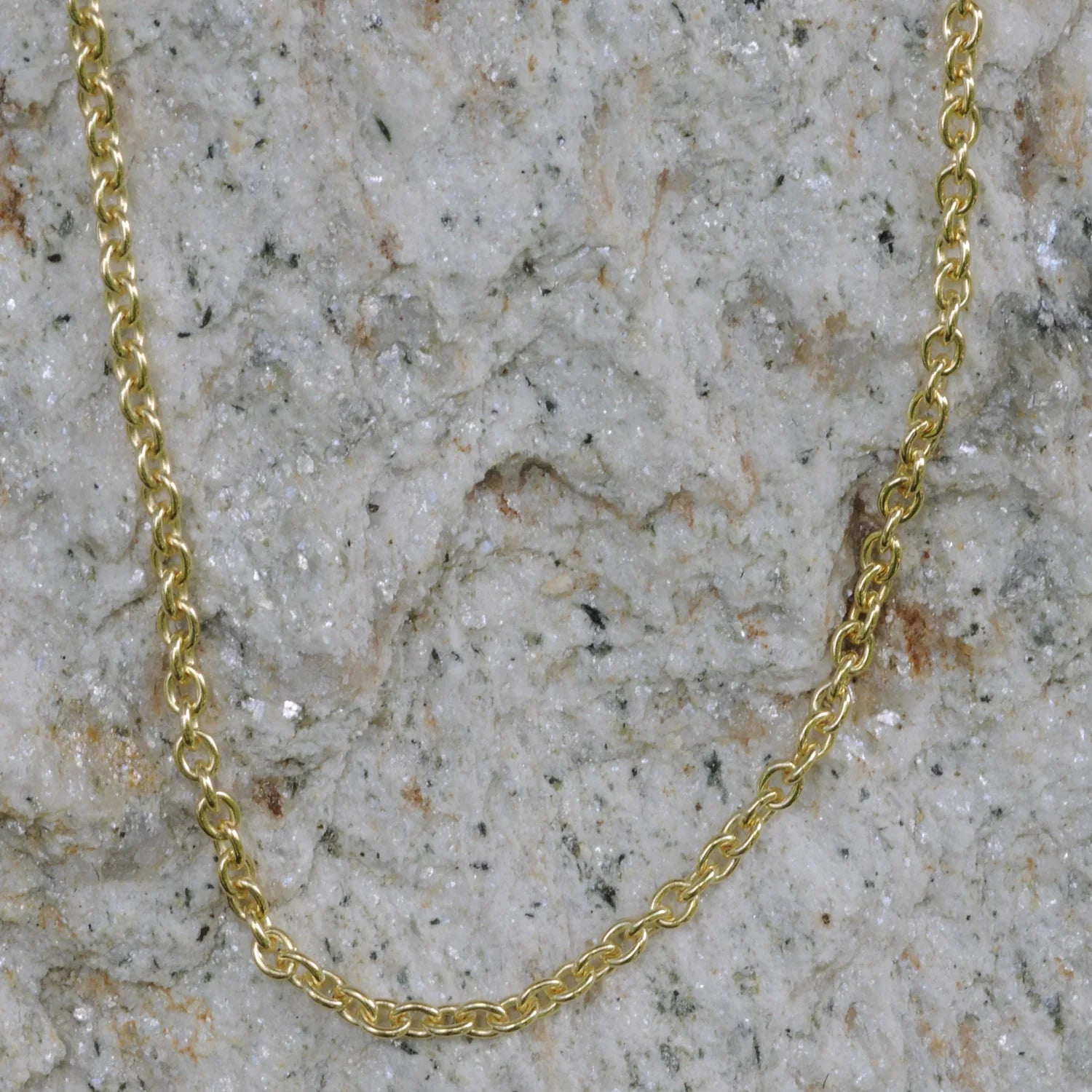 1,5 mm 36 cm 333 - 8 Karat Gold Halskette Ankerkette rund massiv Gold hochwertige Goldkette  2 g
