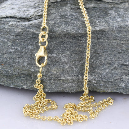 Goldkette Ankerkette rund Halskette Breite 2,0 mm - 333 - 8 Karat Gold