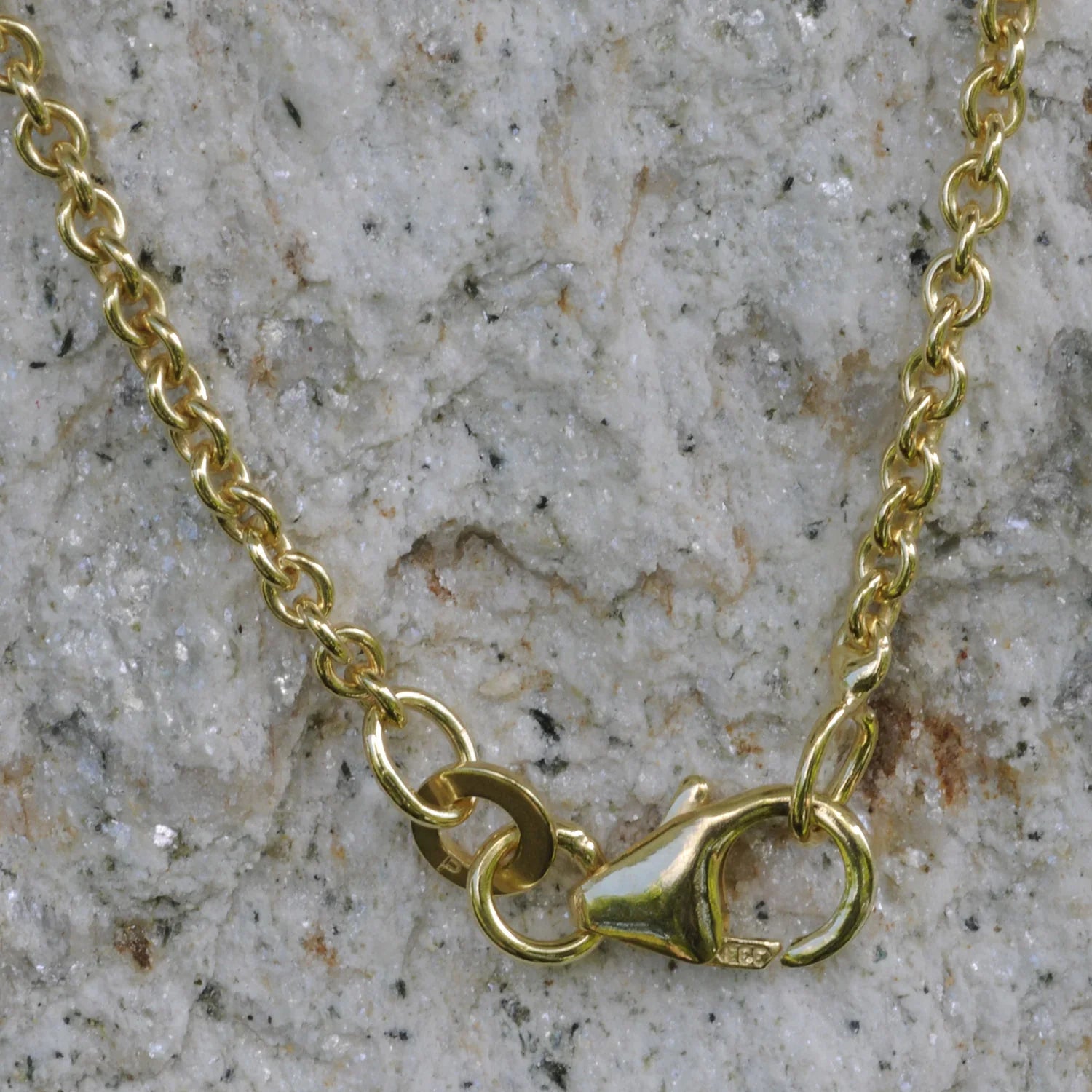 2,4 mm 60 cm 333 - 8 Karat Gold Halskette Ankerkette rund massiv Gold hochwertige Goldkette  8,3 g