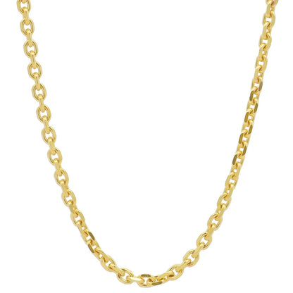 Ankerkette diamantiert Breite 1,7mm - 333-8 Karat Gold