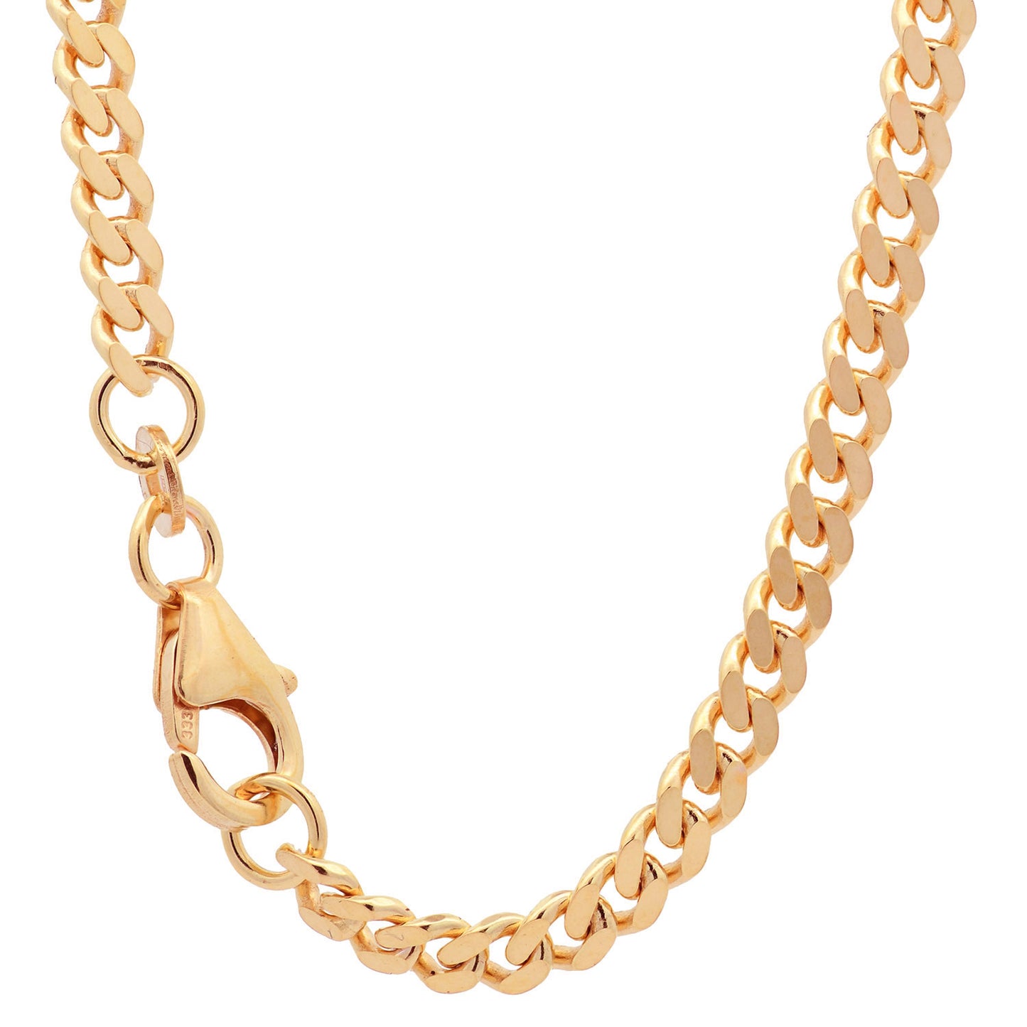 Goldkette Panzerkette Halskette Breite 3,4 mm massiv 333 -8 Karat Gold