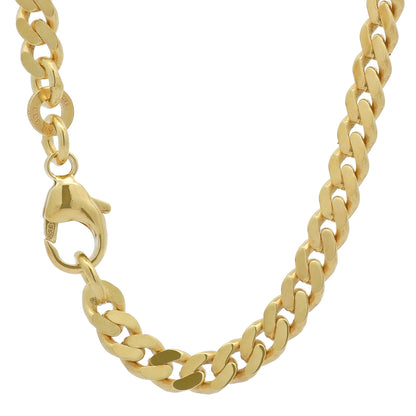 Goldkette Panzerkette Halskette Breite 4,1 mm massiv 333 -8 Karat Gold